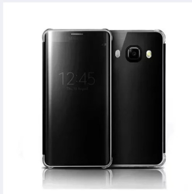 Picture of Samsung Galaxy J5 2016 Clear View Mirror Leather Standing Glass Flip Cover