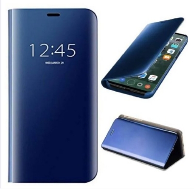 Picture of Samsung Galaxy S10 Plus Clear View Mirror Leather Stand Flip Cover