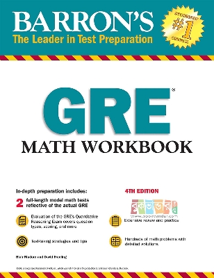 Picture of Barron's GRE Math Workbook