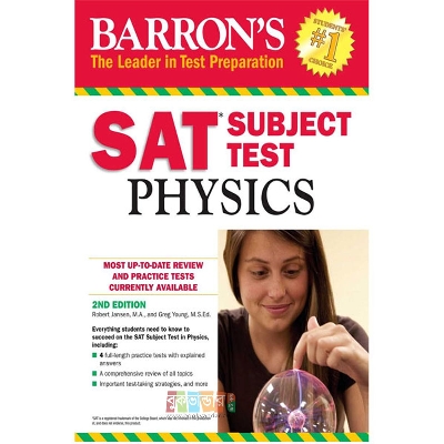 Picture of Barrons SAT Subject Test Physics by Robert Jansen