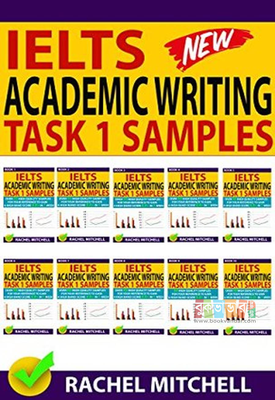 Picture of IELTS Academic Writing Task 1 Samples by Rachel Mitchell (White Print)