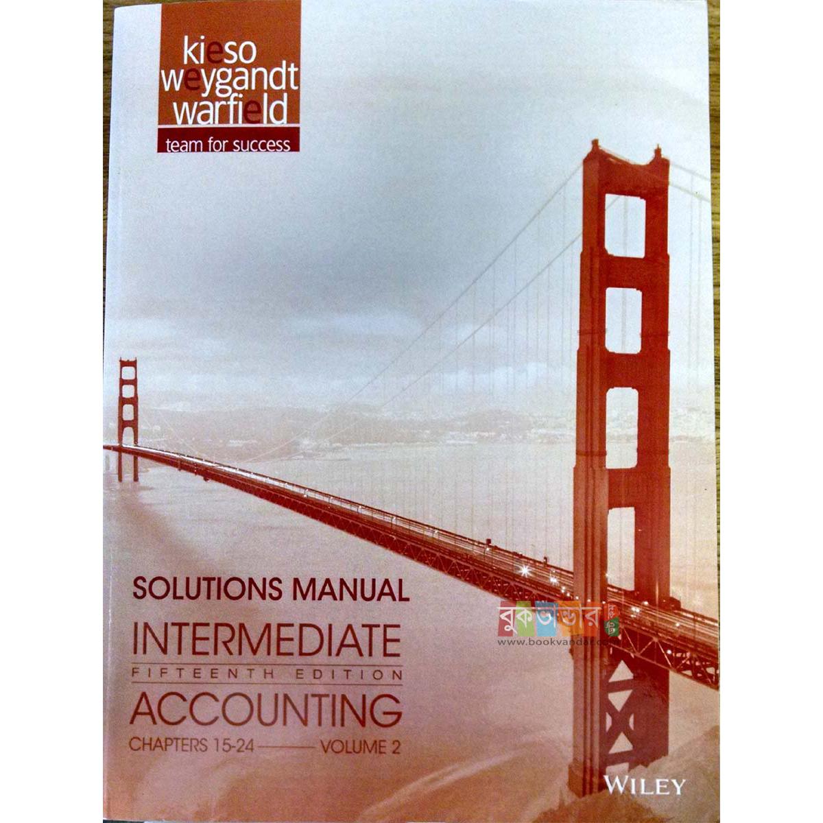 Picture of Intermediate Accounting 15th Edition (Solution Manual) by Kieso & Weygandt