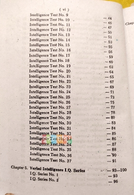 Picture of Test Your Intelligence ISSB & Psychology - Dogar Brothers