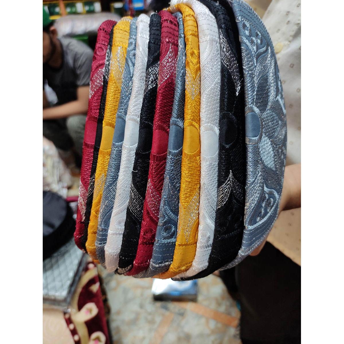 Picture of Beautiful Design & Color Islamic Items Tupi for Men (2 Pcs)