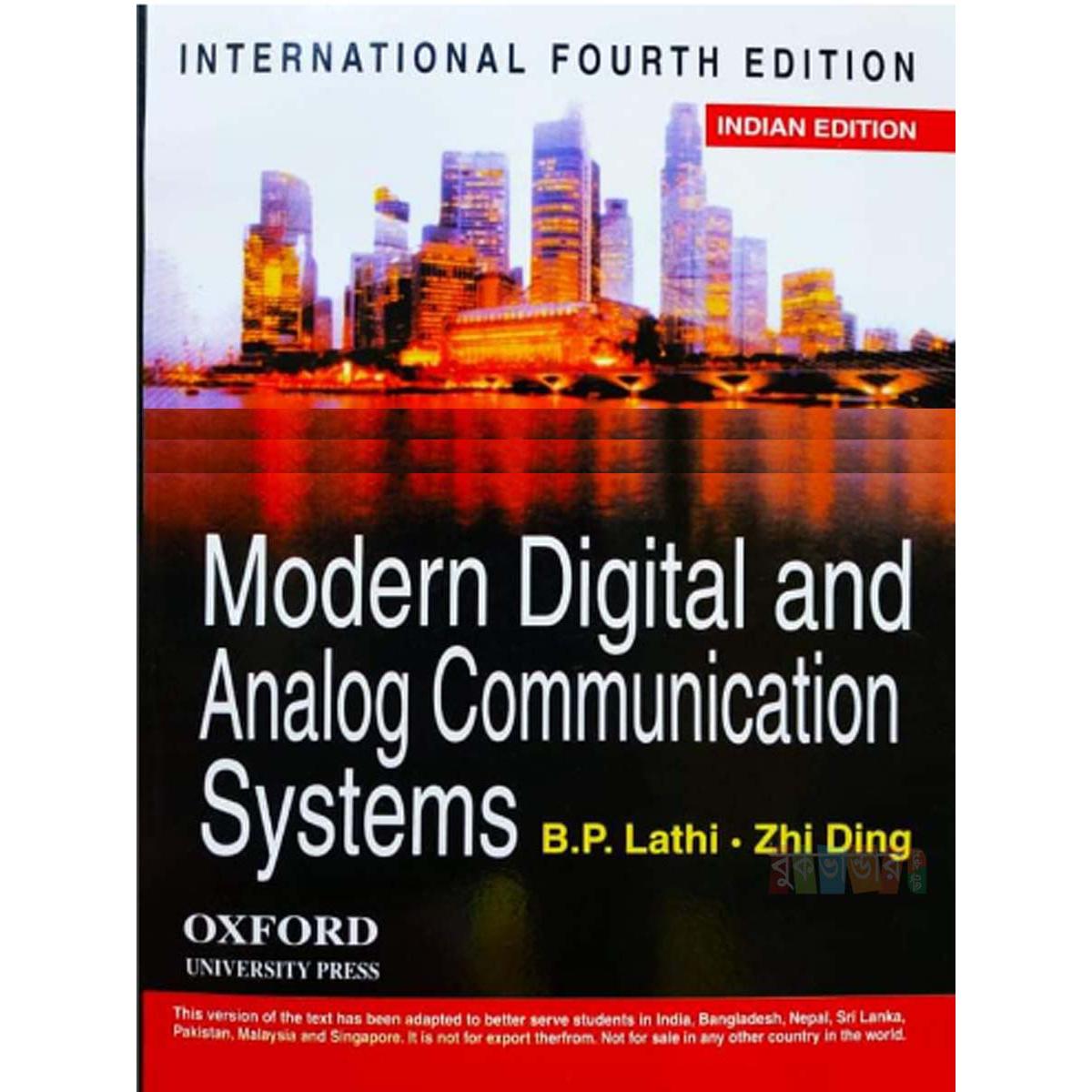 Picture of Modern Digital and Analog Communication System (4th Edition) by B P Lathi & Zhi Ding