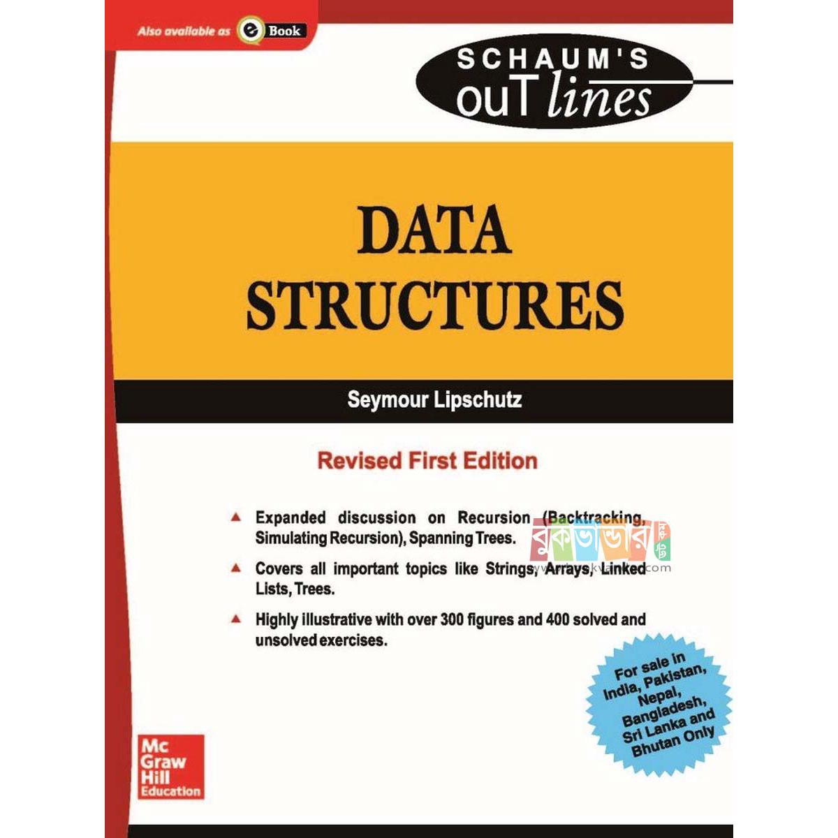 Picture of Data Structures With C by Seymour Lipschutz