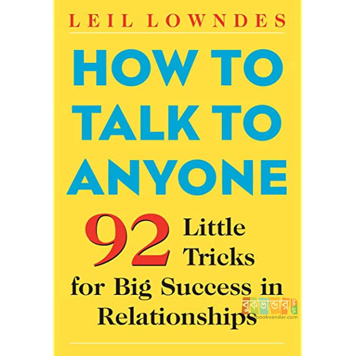 Picture of How to Talk to Anyone by-Leil Lowndes (Premium Edition)