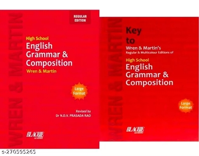 Picture of High School English Grammar and Composition by- Wren And Martin (Book + Solution)