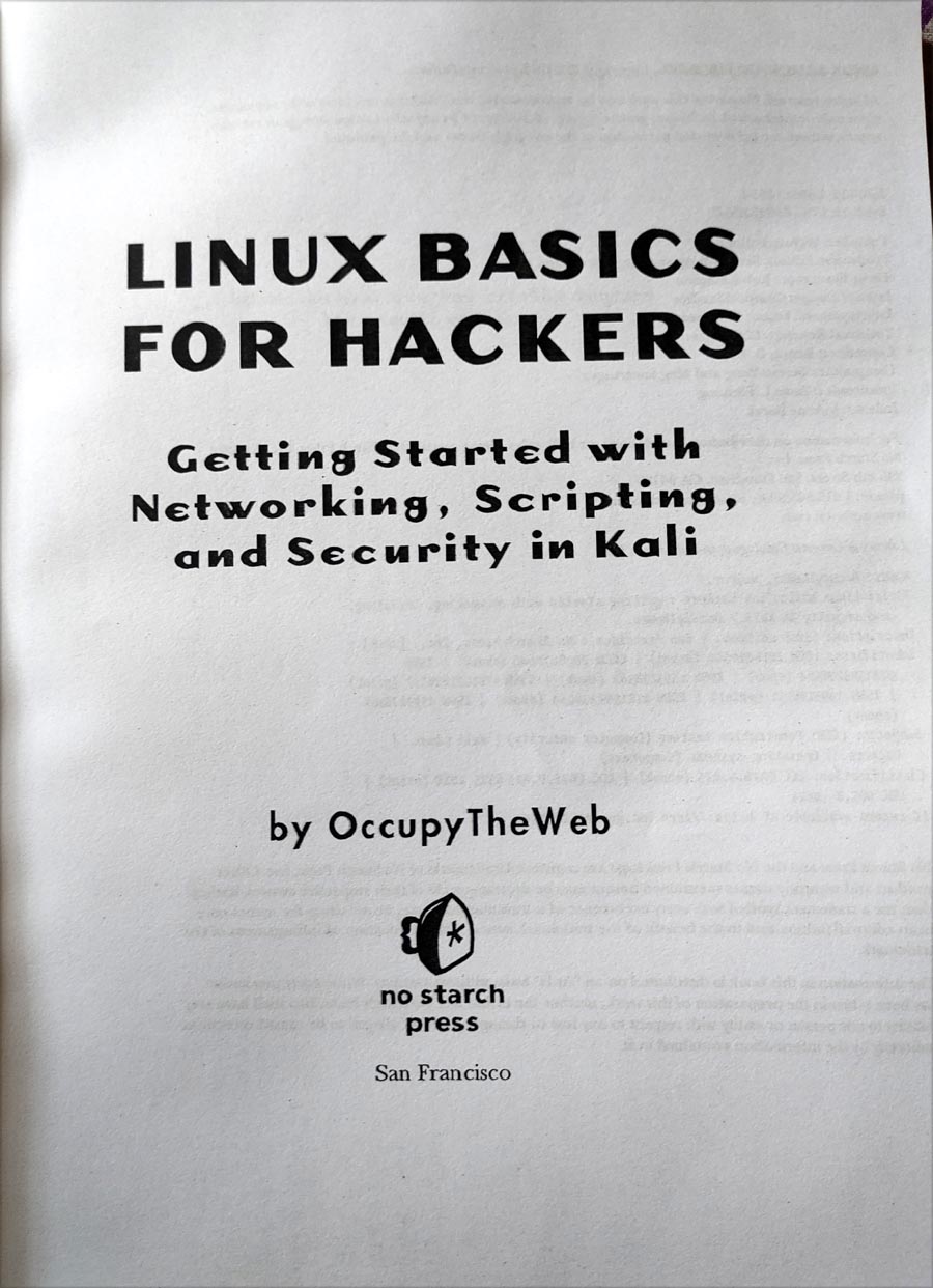 Picture of Linux Basics for Hackers by OccupyTheWeb