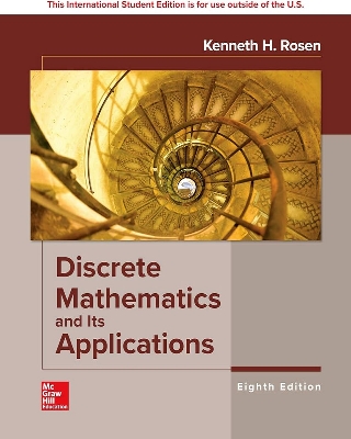 Picture of Discrete Mathematics and its Applications by- Kenneth H Rosen (8th Edition)