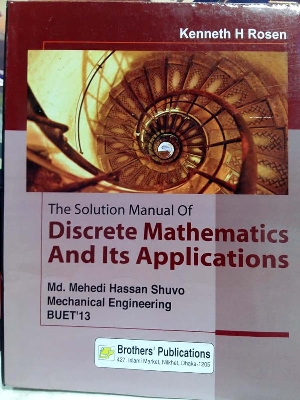 Picture of Discrete Mathematics and its Applications by- Kenneth H Rosen (8th Edition)