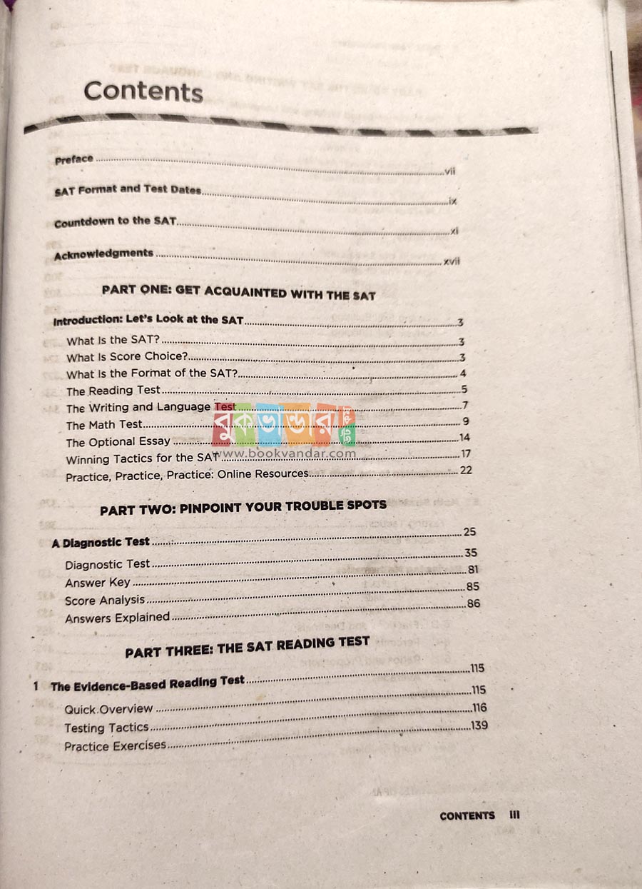 Picture of Barron's SAT, 29th Edition