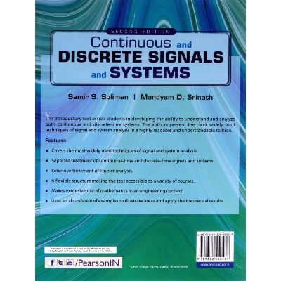 Picture of Continous And Discrete Signals And Systems (Second Edition) by Samir S Soliman & Mandyam D Srinath