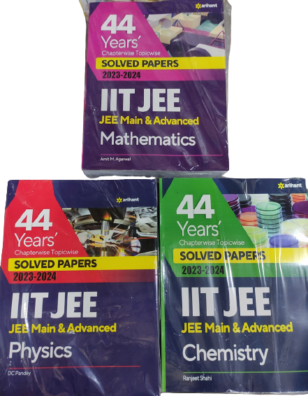Picture of 44 Years Chapterwise Topicwise Solved Papers 2023-24 IIT JEE (Physics, Mathematics, Chemistry) (Set of 3 Books)
