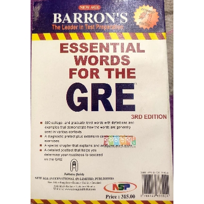 Picture of Barron's Essential Words for the GRE by Philip Geer