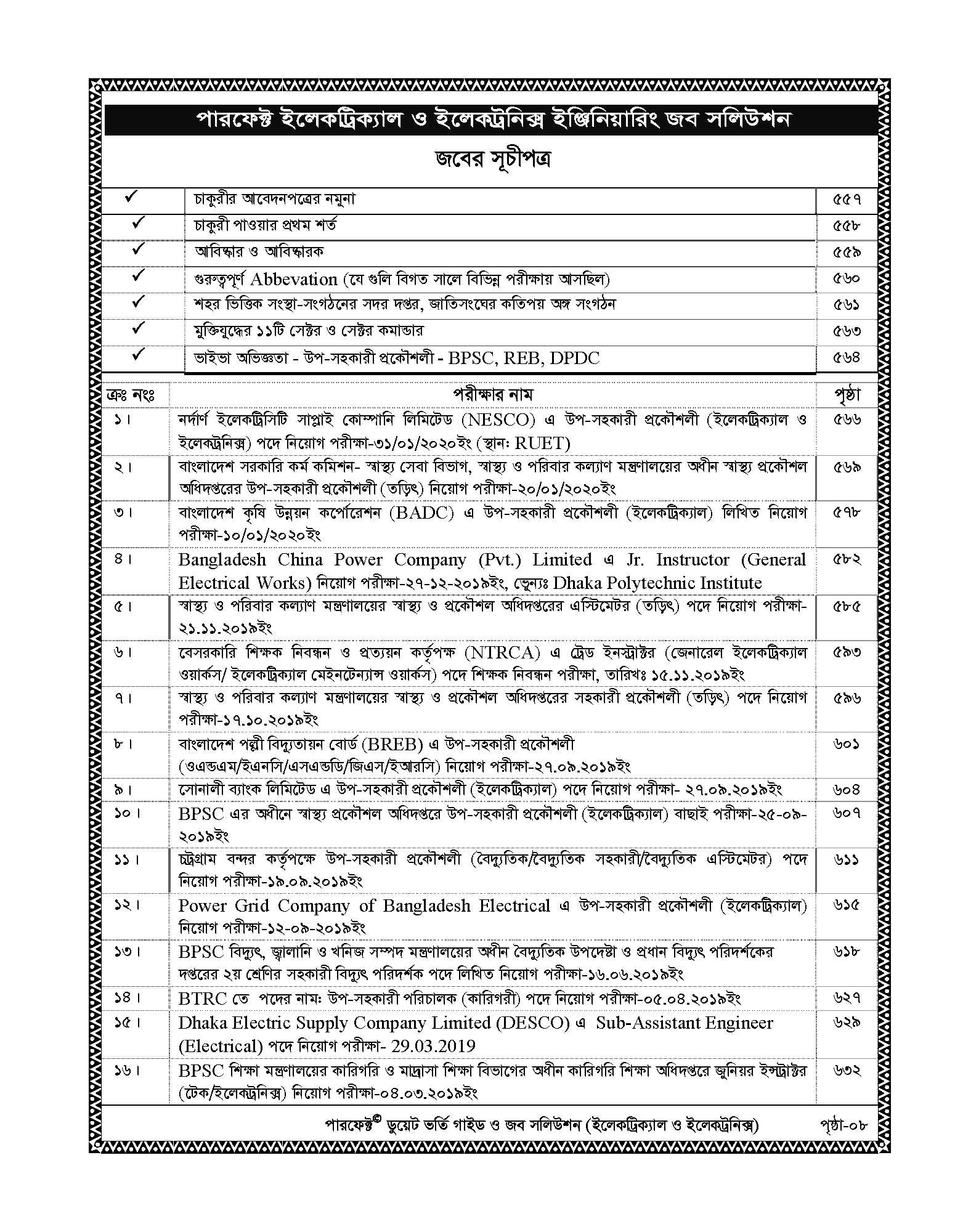 Picture of Perfect Electrical and Electronics DUET Admission Guide