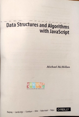 Picture of Data Structures & Algorithms with JavaScript by- Machael McMillan