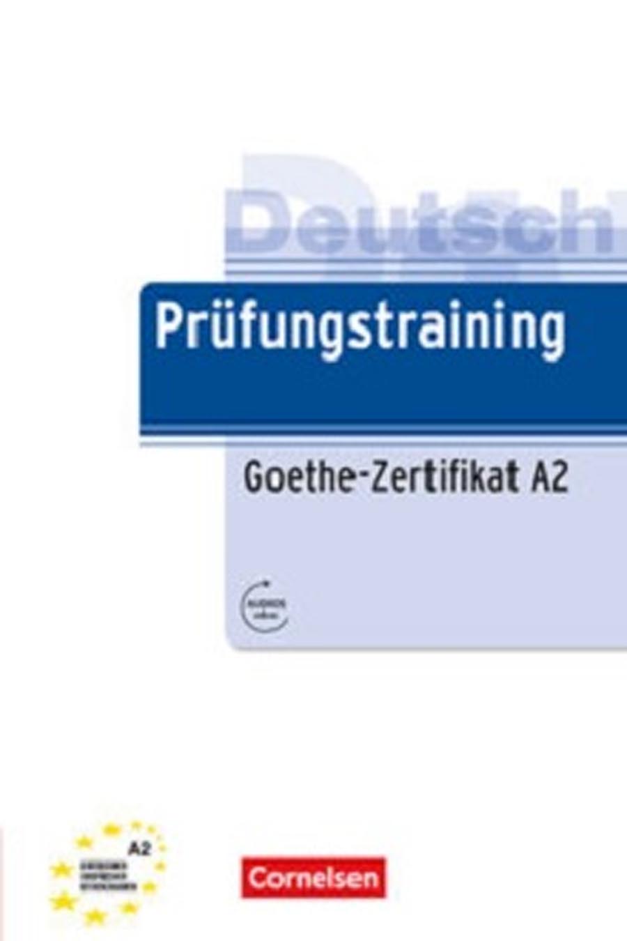 Picture of Prufungstraining DaF A2 Goethe Zertifikat A2 with Solution (Color Print)