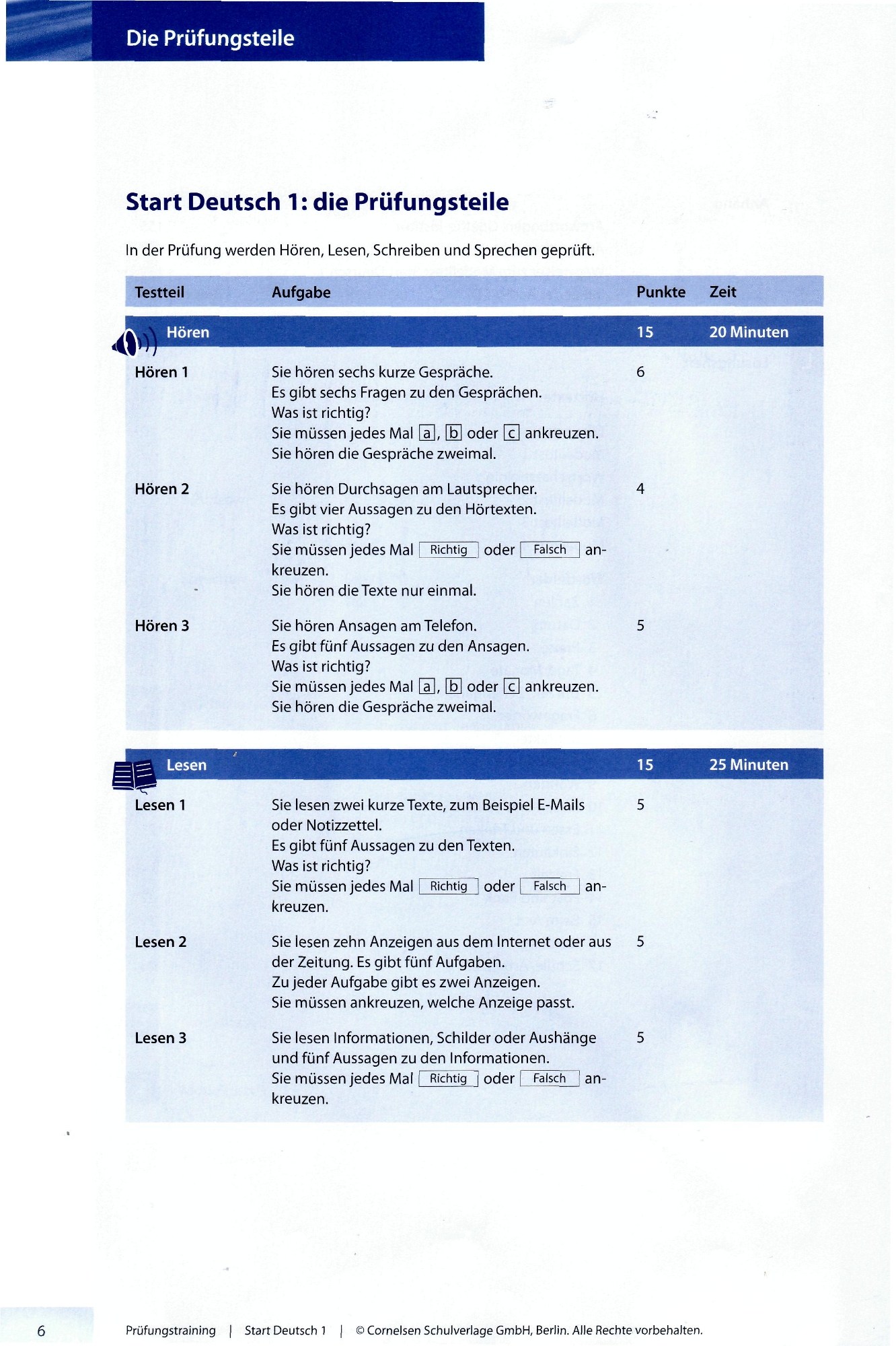Picture of Prufungstraining Start Deutsch A1 with Solution (Color Print)
