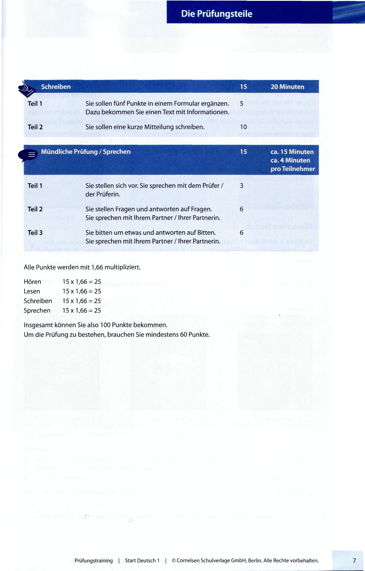 Picture of Prufungstraining Start Deutsch A1 with Solution (Color Print)