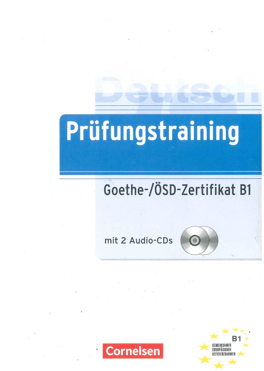 Picture of Prüfungstraining Goethe-/ÖSD-Zertifikat B1 with Solution (Color Print)