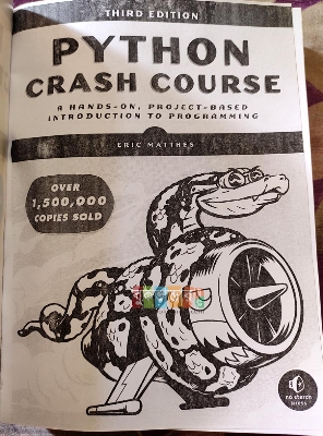 Picture of Python Crash Course 3rd Edition by Eric Matthes