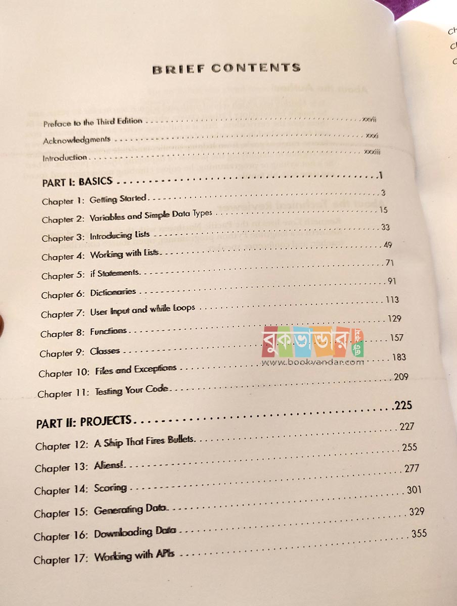 Picture of Python Crash Course 3rd Edition by Eric Matthes