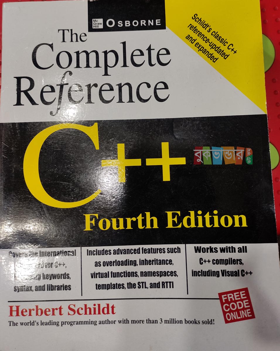 Picture of The Complete Reference C++ by Herbert Schildt (4th Edition)