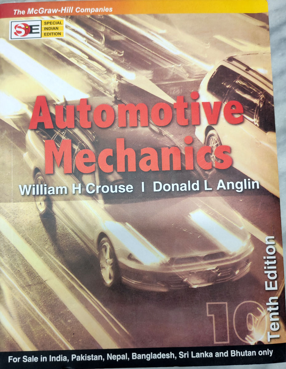 Picture of Automotive Mechanics (10th Edition) by Crouse & Anglin