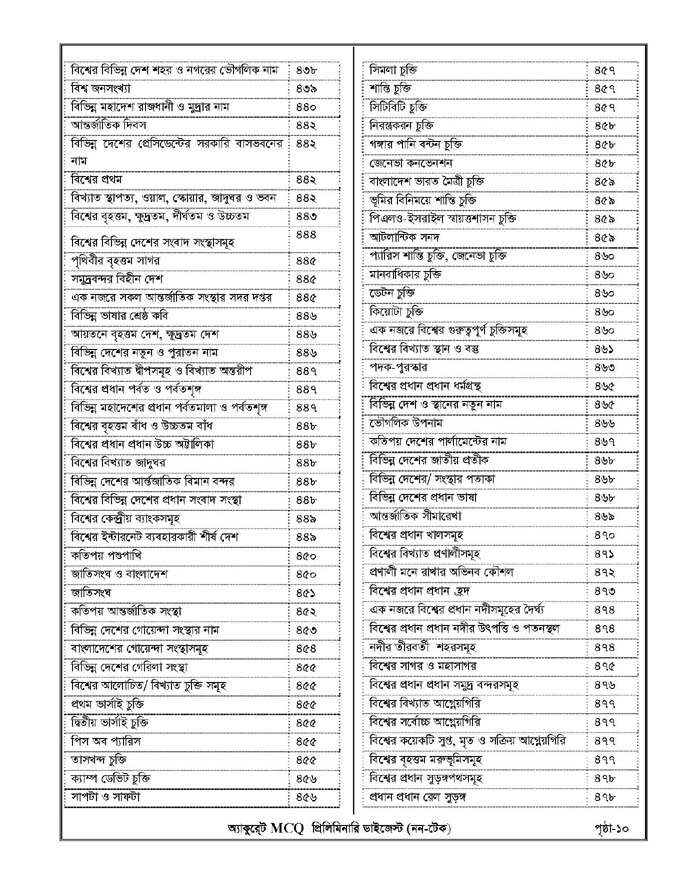 Picture of Accurate Preliminary MCQ Digest (BPSC Non-Tech)
