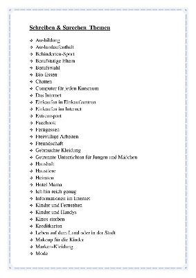 Picture of Deutch als Fremdsprache: Schreiben & Sprechen Themen B1