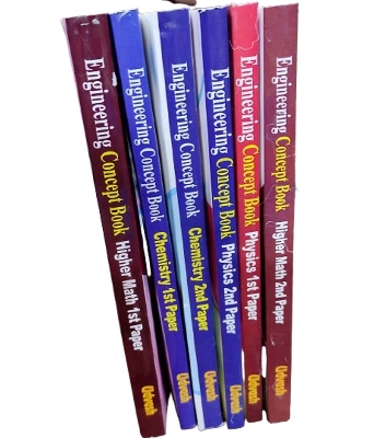 Picture of Udvash Engineering Concept Book (1 set- 6 Pcs Book) 2024-25 (English Version)