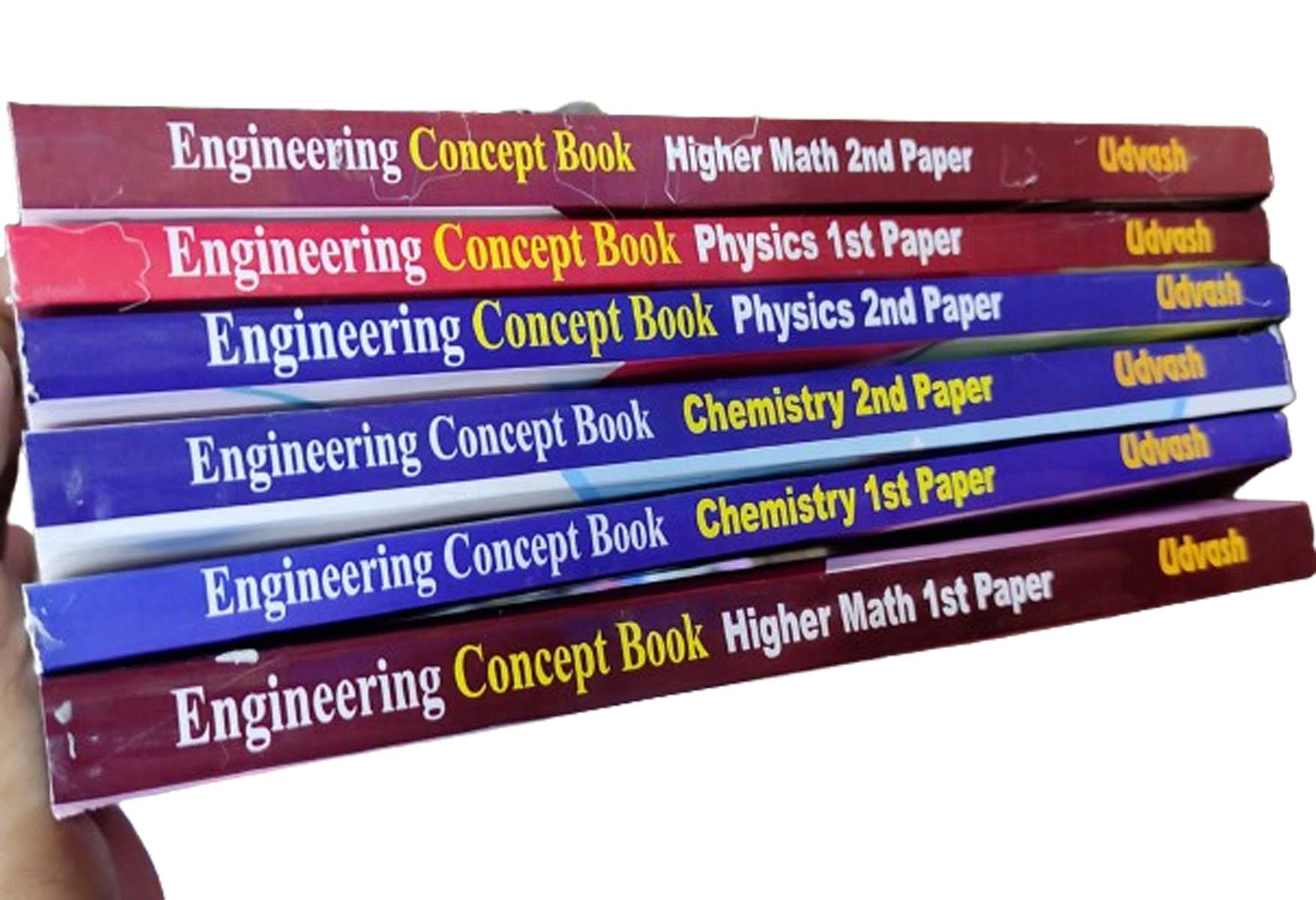 Picture of Udvash Engineering Concept Book (1 set- 6 Pcs Book) 2024-25 (English Version)