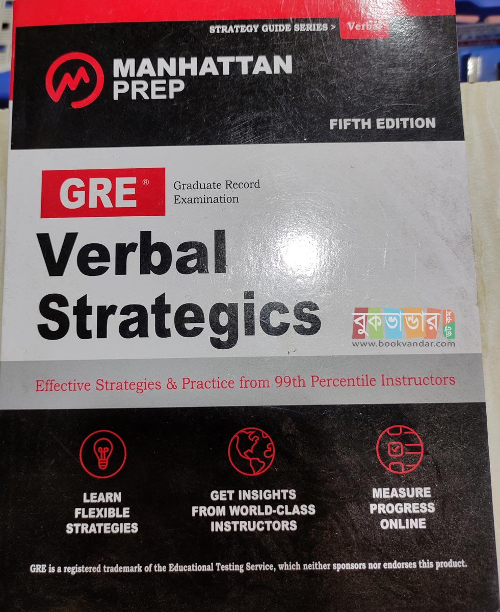 Picture of Manhattan Prep: GRE Verbal Strategies - 5th Edition