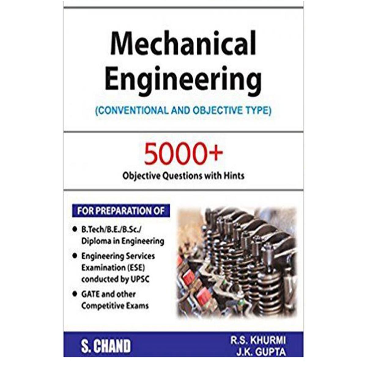 Picture of Mechanical Engineering MCQ by RS Khurmi (5000+ MCQ)