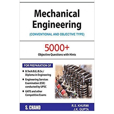 Picture of Mechanical Engineering MCQ by RS Khurmi (5000+ MCQ)