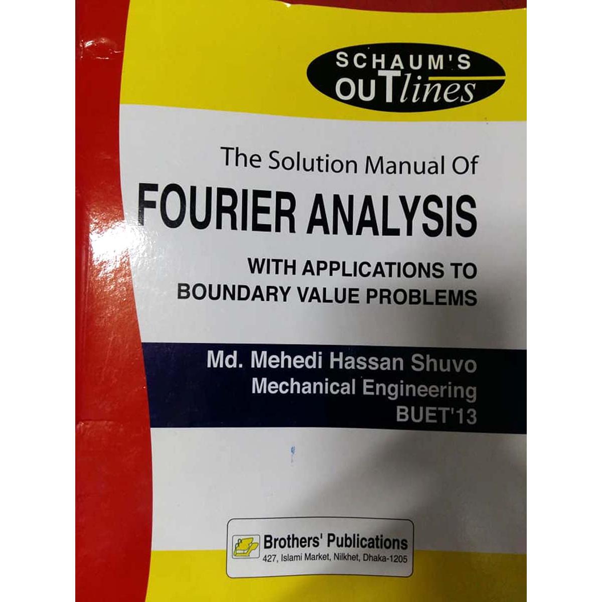 Picture of Schaum's Outline of Fourier Analysis