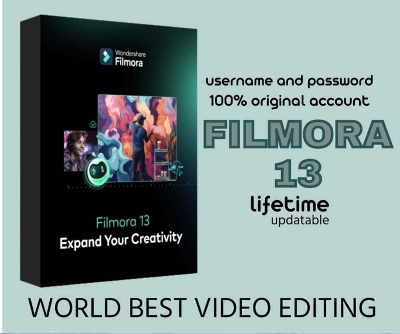 Picture of Wondershare Filmora 13 Video Editing Software (No Water Mark) Life Time