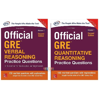 Picture of ETS Official GRE Quantitative Reasoning & Verbal Reasoning (2 Books)