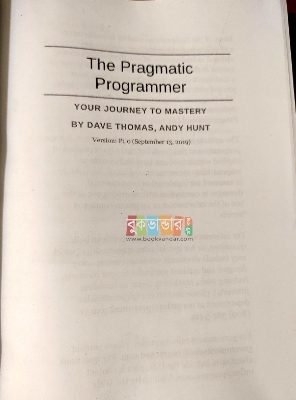 Picture of The Pragmatic Programmer by David Thomas and Andrew Hunt