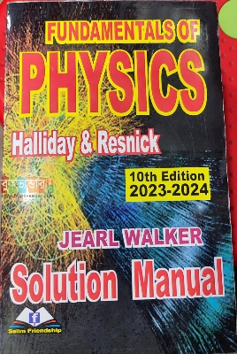 Picture of Fundamental of Physics Solution Manual (10th Edition) by David Halliday & Robert Resnick