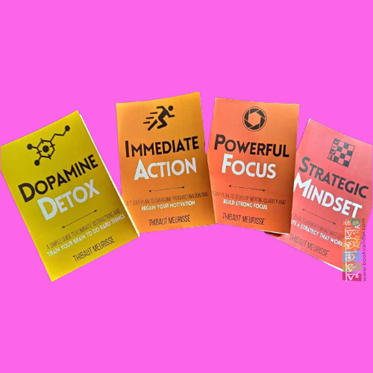 Picture of Productivity Series Full Set (Dopamine Detox, Immediate Action, Strategic Mindset and Powerful Focus)