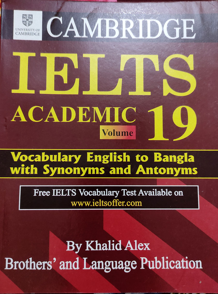 Picture of Cambridge IELTS Academic 19 Vocabulary with Bangla