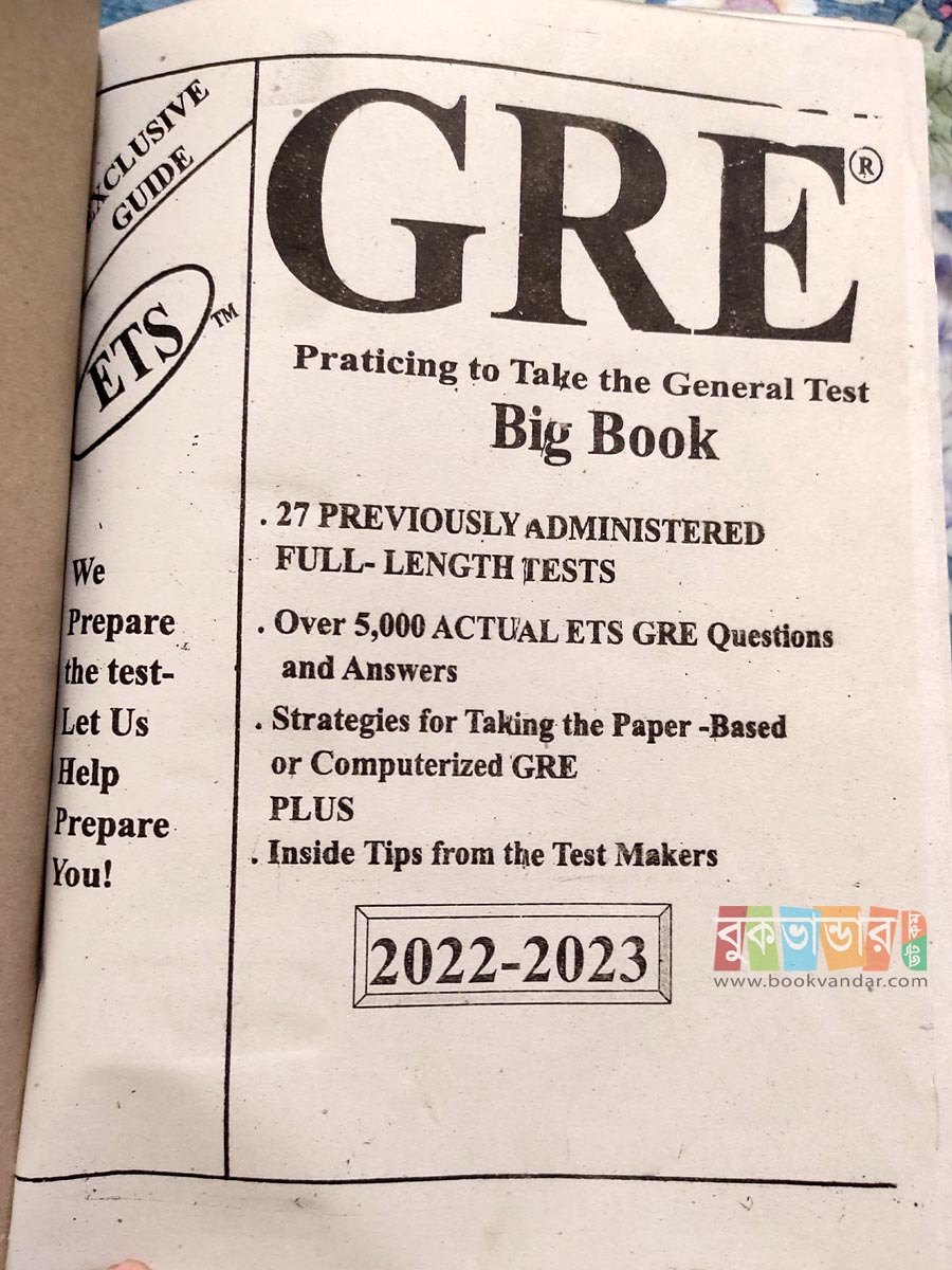 Picture of GRE Practicing to Take the General Test: Big Book