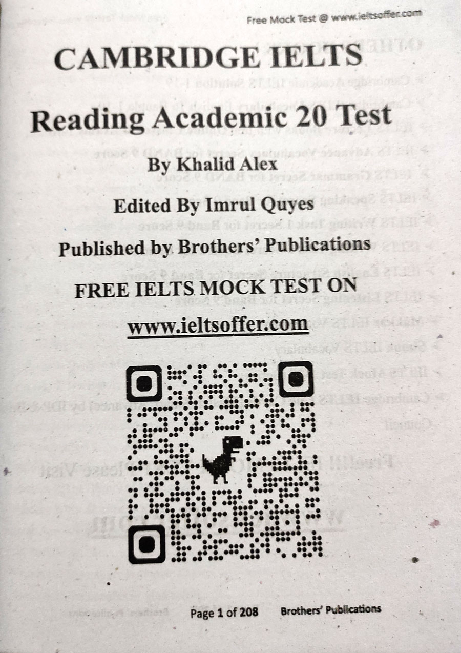 Picture of Cambridge IELTS Academic 20 with Answer