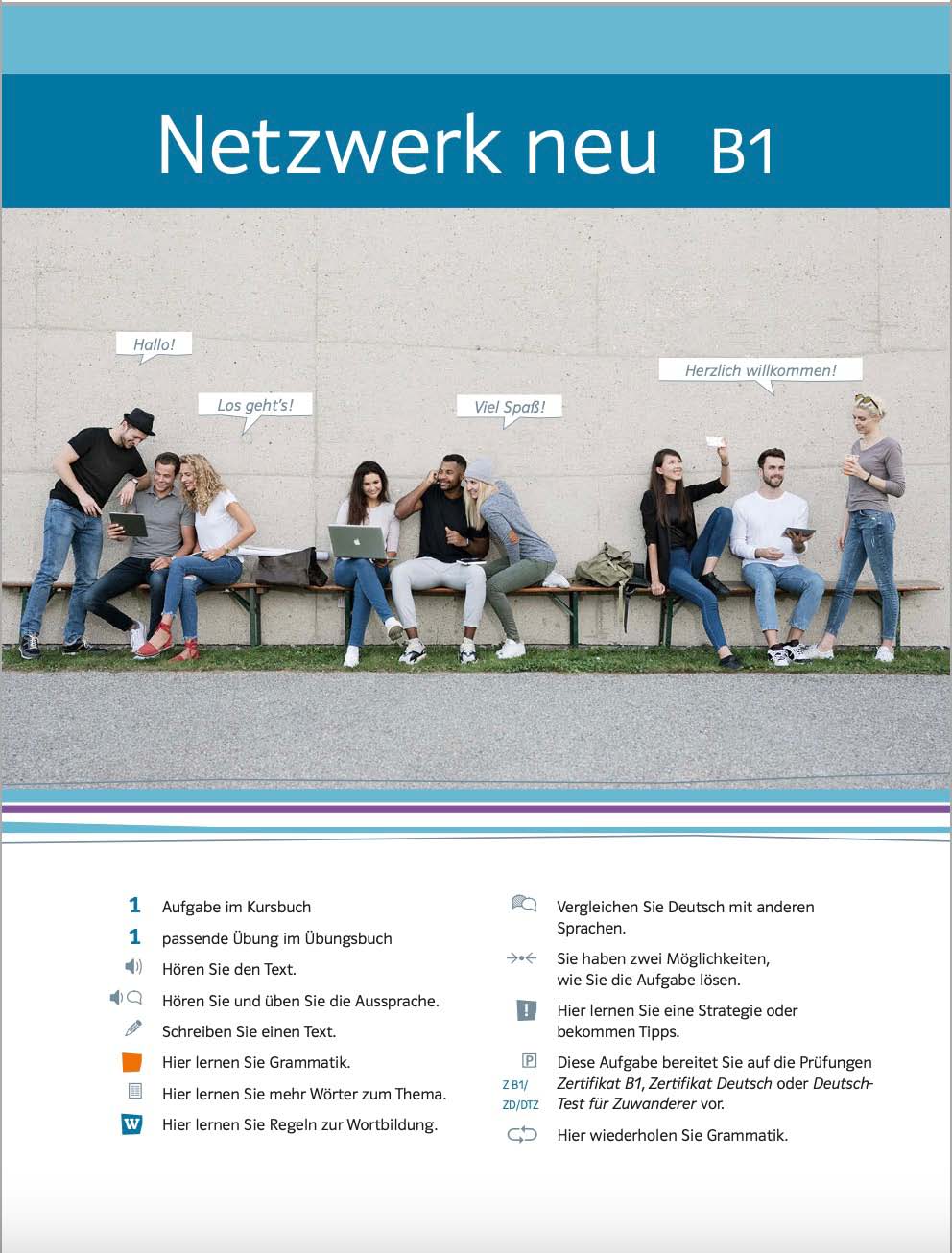 Picture of Netzwerk Neu B1 ( KURSBUCH + UBUNGSBUCH+ GlOSSAR ) (Color Print) (A4 Size)