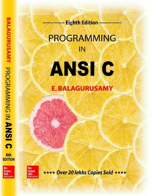 Picture of Programming in ANSI C (8th Edition) by E - Balagurusamy (8th Edition)