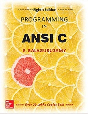 Picture of Programming in ANSI C (8th Edition) by E - Balagurusamy (8th Edition)