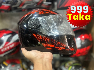 stm Full face helmets Black and Red