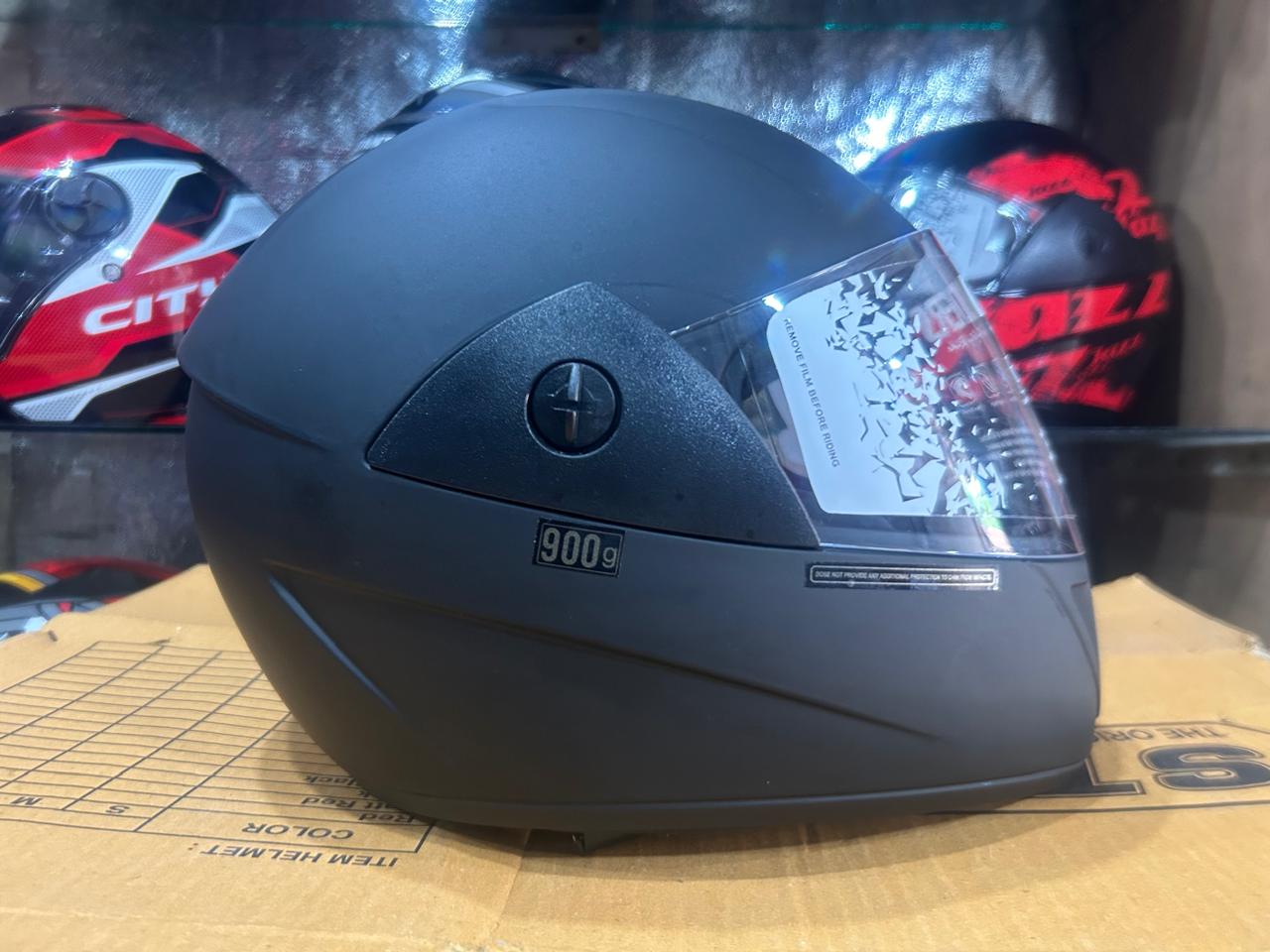 Jazz DLX Helmet Full Face -Matt Black